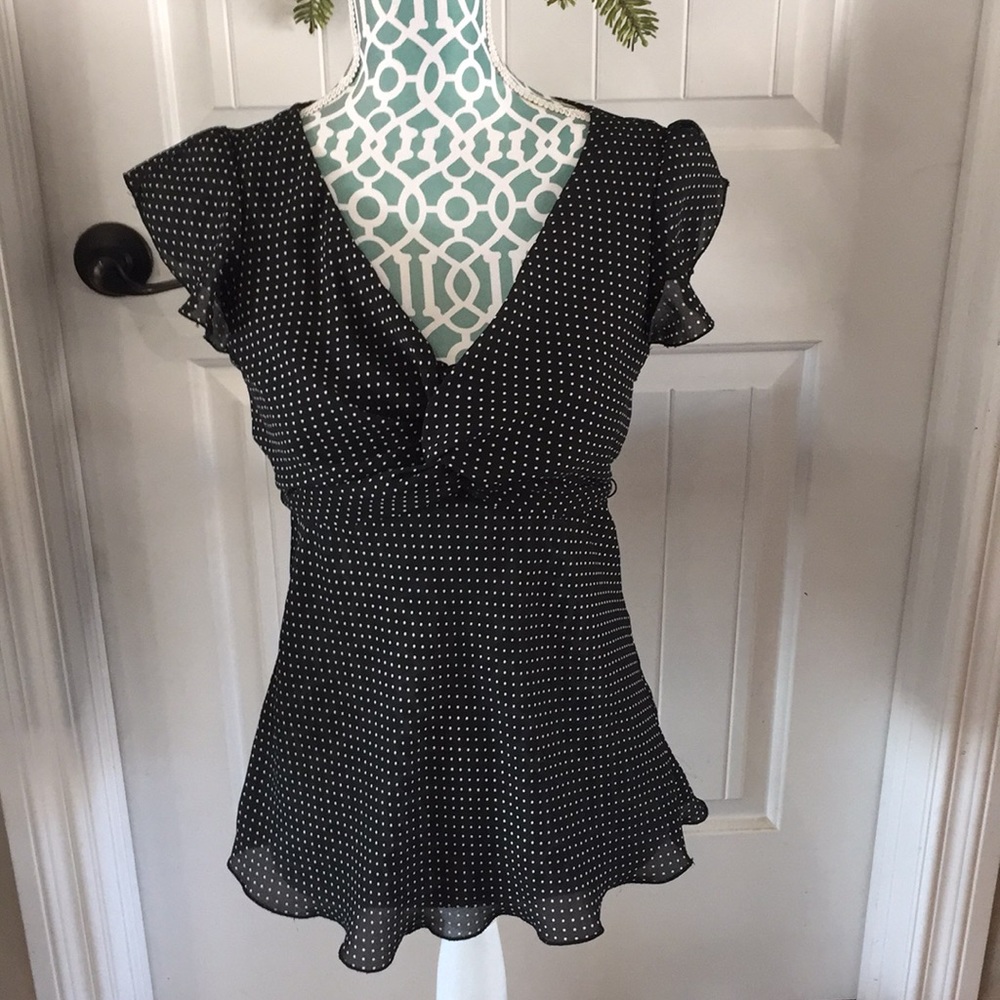 Polka dot blouse